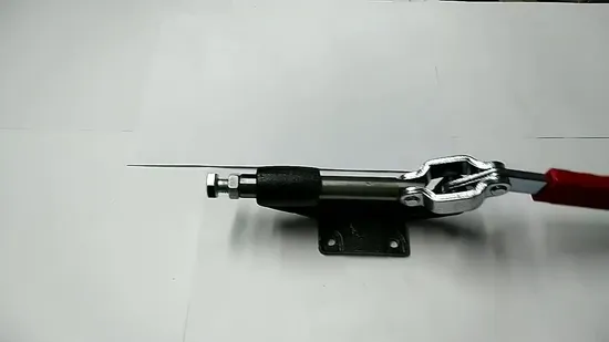 아연 도금 퀵 릴리스 및 조정 가능한 수평 핸들이 있는 퀵 릴리스